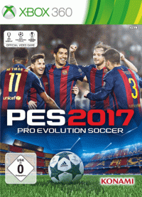 Pro Evolution Soccer 2017 PAL Xbox 360 PAL box art